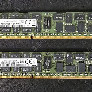 삼성 서버용 DDR3 16G PC3L-12800R ECC REG 2개 팝니다