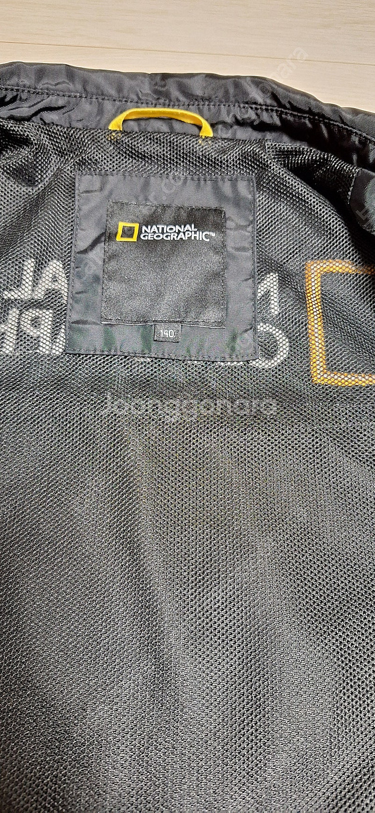 내셔널지오그래픽 키즈 (140SIZE)블랙 + 후드짚업...--2
