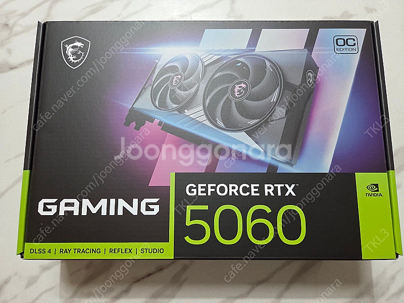 MSI RTX 5060 게이밍 OC 트윈프로져--1