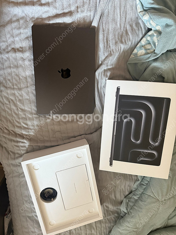 맥북 프로 16 M3 pro 스페이스 블랙 풀박스 판매합니다!--0