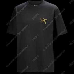 국내정품 아크테릭스 크래그 코튼 로고 SS, 24K 블랙 M사이즈 팝니다