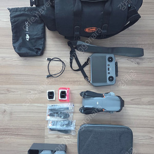 DJI AIR3 콤보(본체,RC2조종기,배터리3팩,ND필터,microSD256,128)