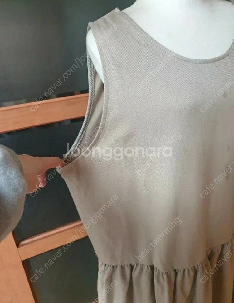 (무배-새제품)시부야 박시핏 맥시롱원피스+롱목걸이--8