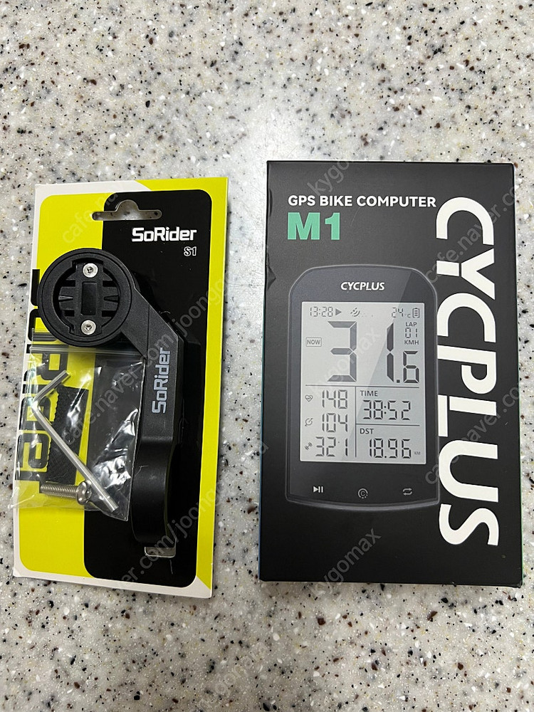 GPS 자전거 대화면 속도계 C타입 충전식 거치대 서비스 이미지