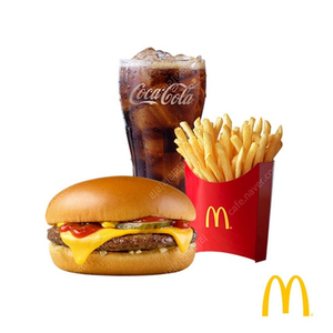 맥도날드 치즈버거 세트 판매해요