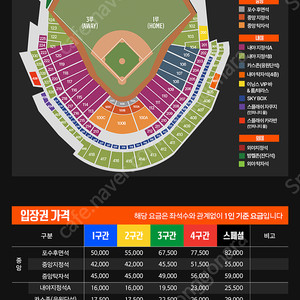 8월29일 한화 삼성전 한화볼파크 야구티켓 사요