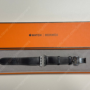 애플워치 에르메스 디플로이먼트 버클 에벤느색상 44mm 디버클