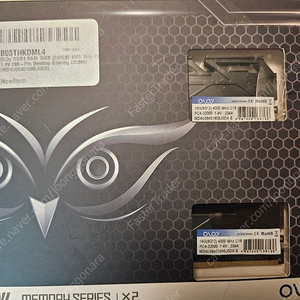 OLOY DDR4 8gb x2 판매합니다. cl18 4000클럭
