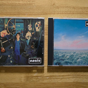 CD 음반 oasis 오아시스 싱글 2장