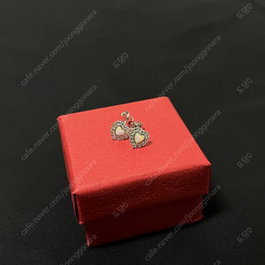 하트 오팔 귀걸이