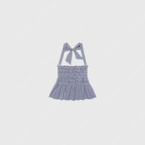 온트마켓 온트 홀터 블라우스 blue halter blouse