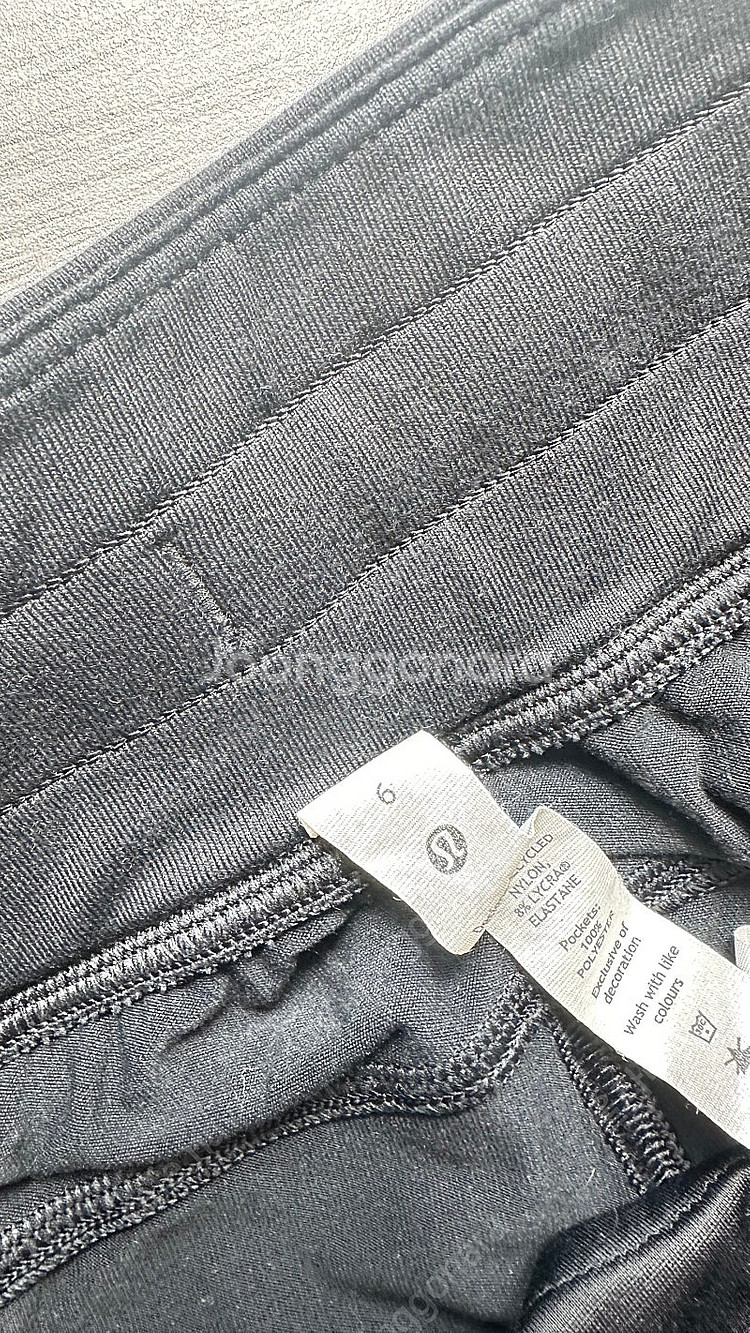 룰루레몬,레디투 팬츠 6블랙--2