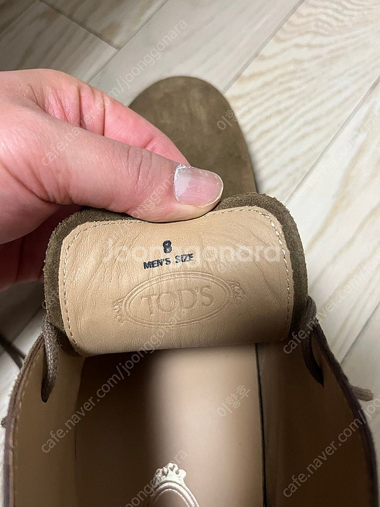 토즈 tod`s 다크베이지 스웨이드 처카부츠 270사이...--5