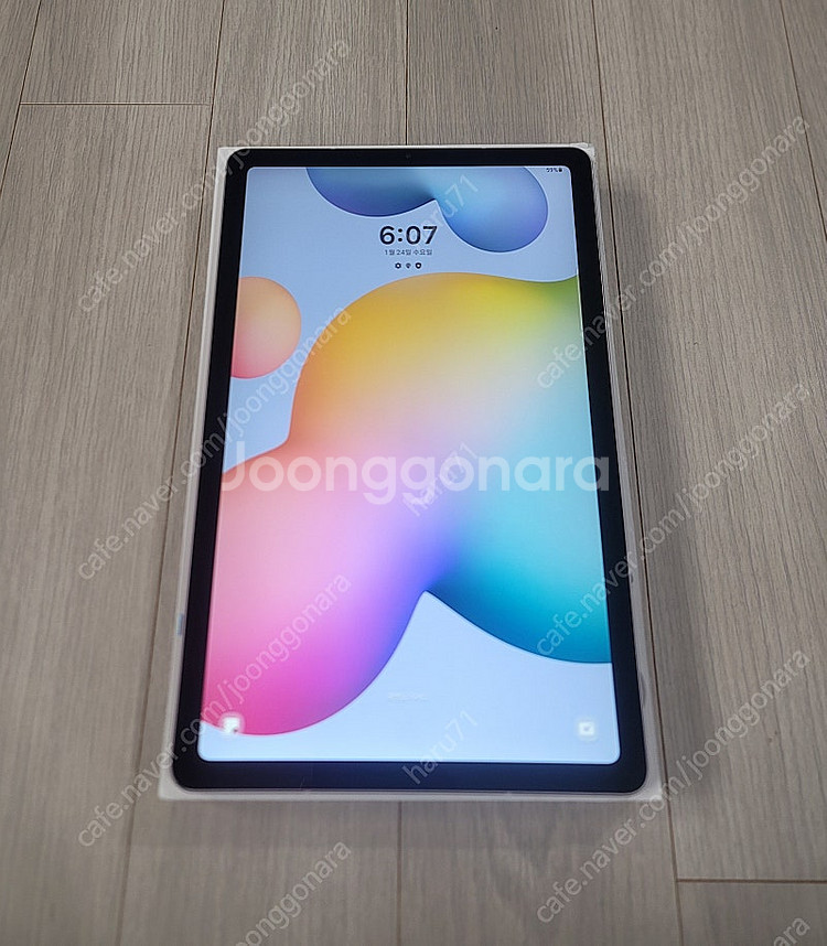 갤럭시탭S6 lite 128G Wifi. P610--1