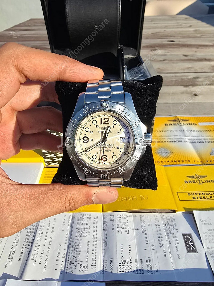 브라이틀링 슈퍼오션 스틸피쉬 44MM 오토매틱 시계 크...--3