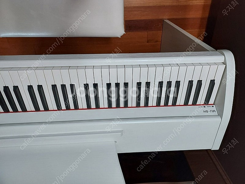 전자 디지털피아노 MU-8H 퓨어화이트 11만원(상태좋...--4