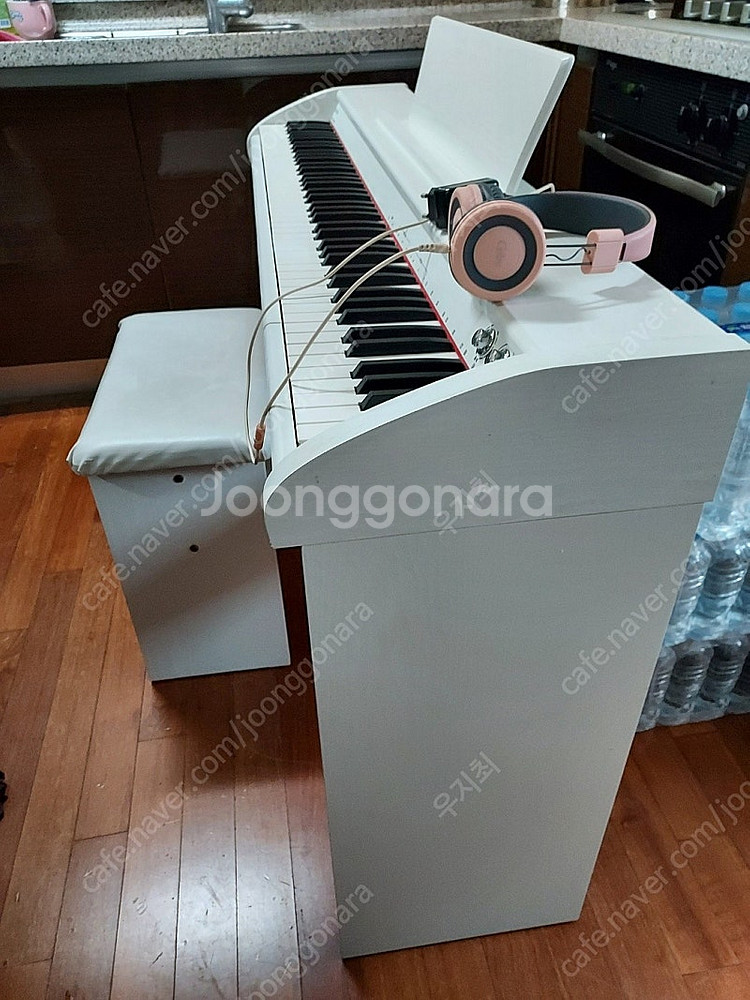 전자 디지털피아노 MU-8H 퓨어화이트 11만원(상태좋...--7