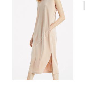 와이잭 루즈핏 투웨이 슬리브리스 드레스 라운지원피스