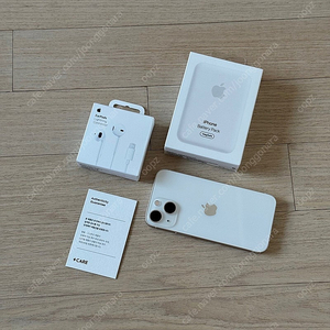 아이폰 13 미니 (스타라이트, 128GB) + 맥세이프 배터리 팩 + 이어팟