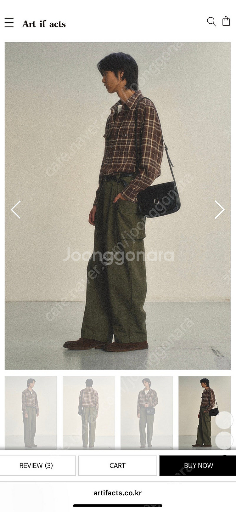[M, 30-32] 아트이프액츠 M43 HBT 카고 트...--0
