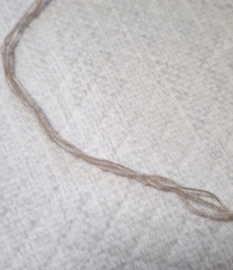 차분한 베이지 컬러 콘사 3개 일괄 털실 뜨개실 택포--1