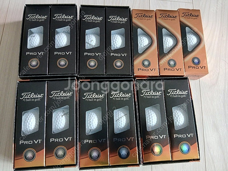 타이틀리스트 PRO V1 골프공 세트--0