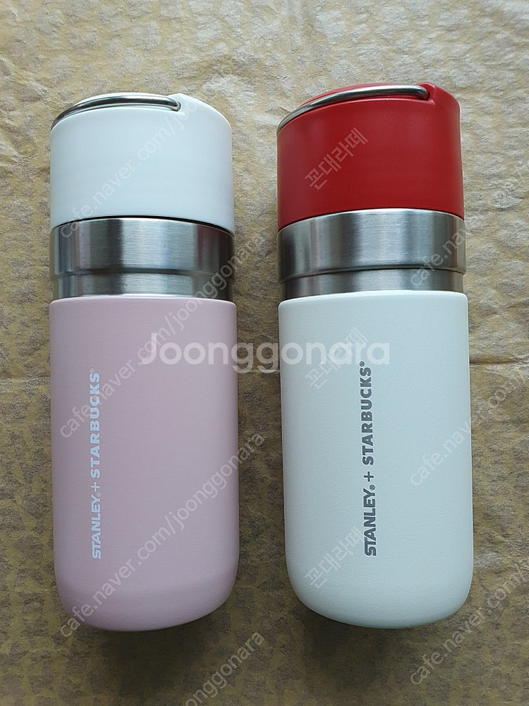 스타벅스 SS 스탠리 고 가을 핑크+21 크리스마스 고...--0