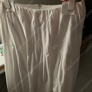 orr 오르 핀턱 풀 스커트 아이보리 xs