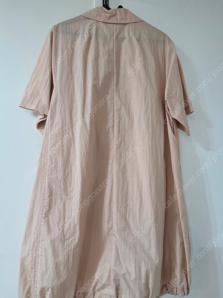 한섬 시스템 크링클 벨티드 칼라 집업 드레스 이미지