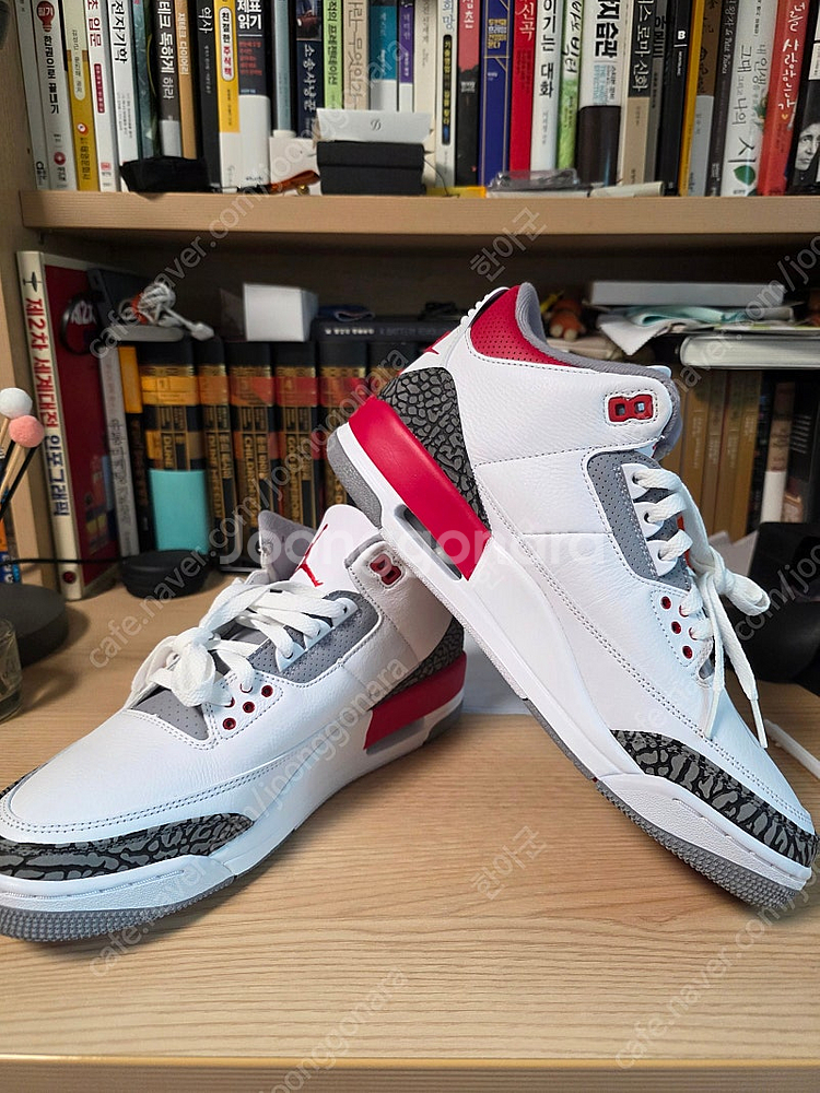 나이키 조던3 레트로 파이어레드 290mm 판매--0