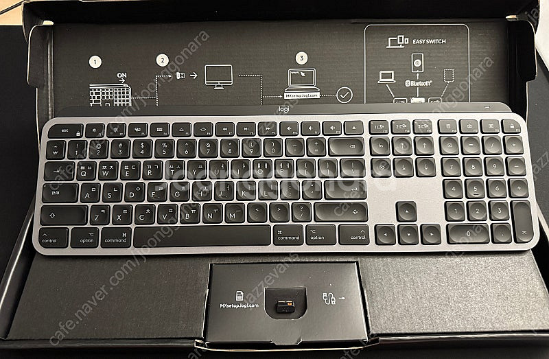 로지텍 MX Keys for Mac 블루투스 키보드 그...--1