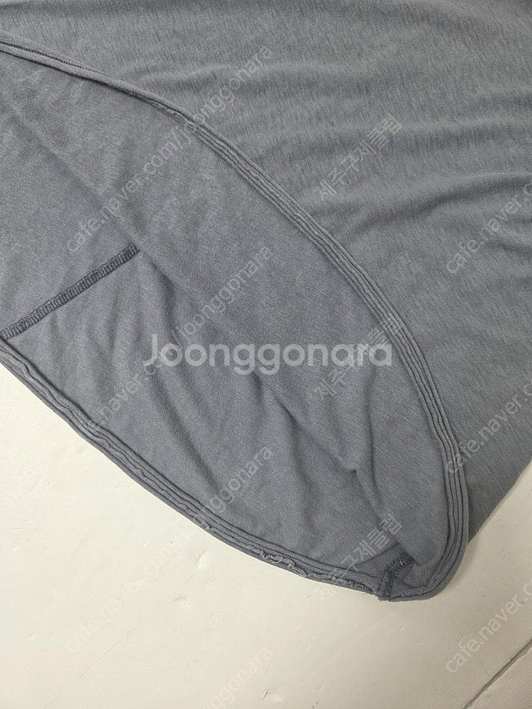 아메리칸 빈티지 남성 긴팔 티셔츠 그레이블루(L)--4