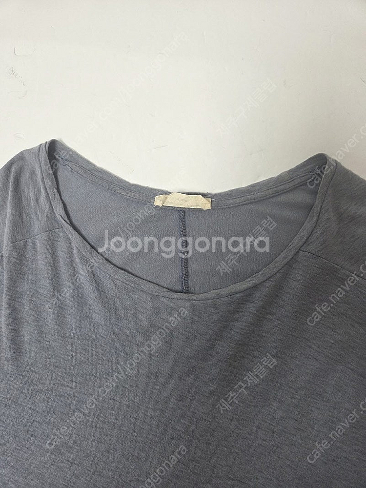 아메리칸 빈티지 남성 긴팔 티셔츠 그레이블루(L)--5