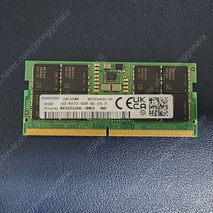노트북용 메모리 램 삼성 DDR5 16GB 5600MHz 5.5만 팝니다.