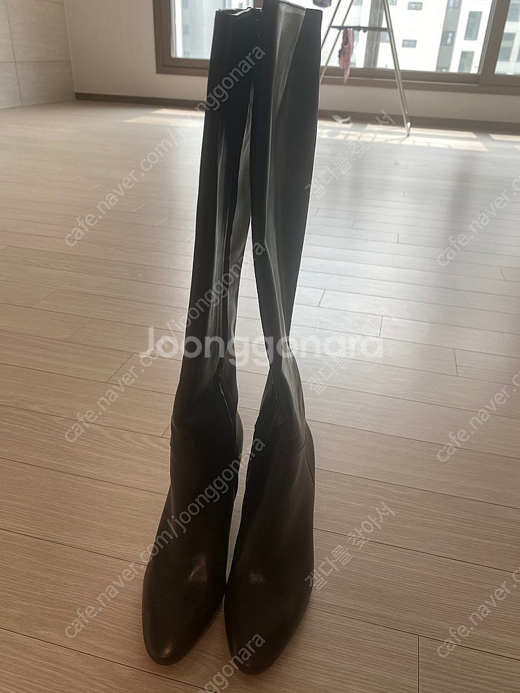 빈스 여성 롱 가죽 부츠 usa 7m , eu37 24...--0
