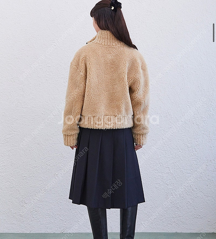 커버낫 우먼 시어링 집업자켓 (새제품)--2