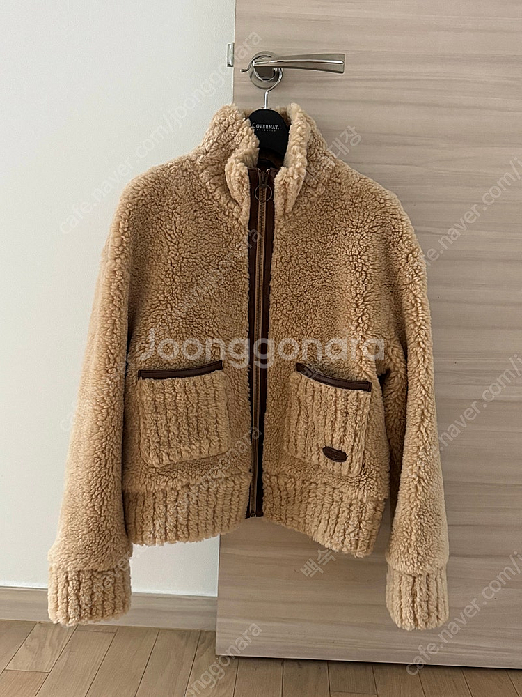 커버낫 우먼 시어링 집업자켓 (새제품)--4