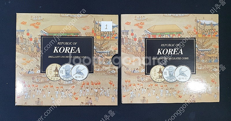 해외홍보용 민트세트/ 1974년 50원 원광좋음/ 구한...--0