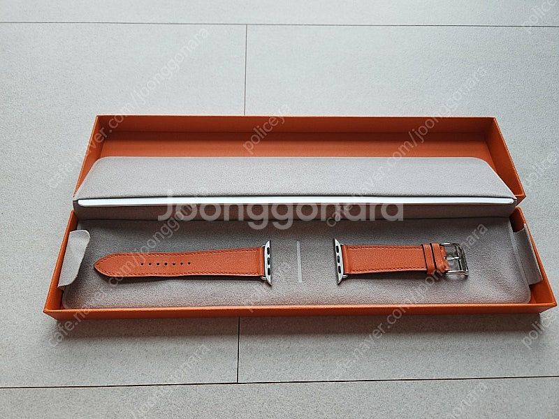 애플워치8 에르메스 오랑주 41mm 싱글투어 팝니다.--2