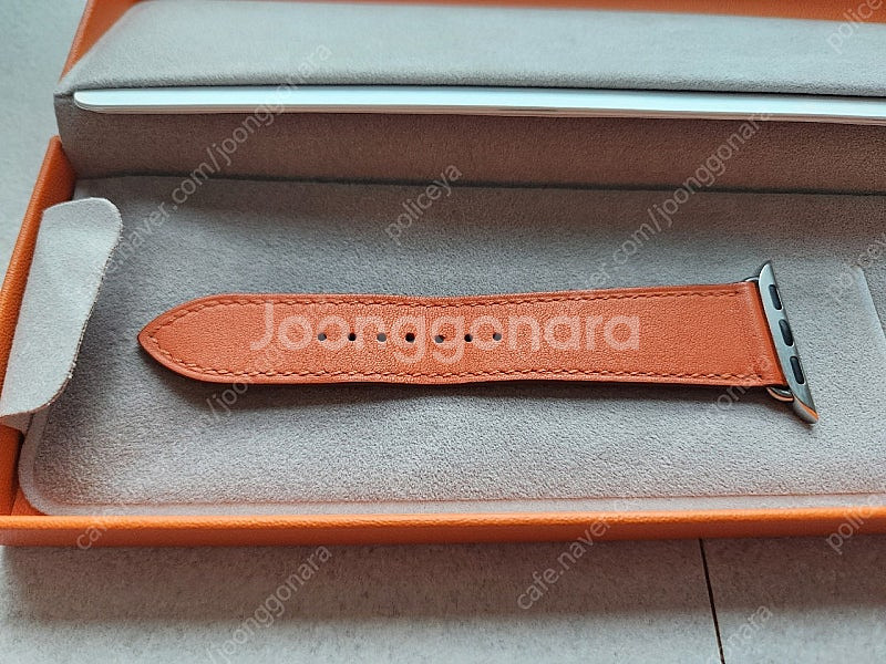 애플워치8 에르메스 오랑주 41mm 싱글투어 팝니다.--3