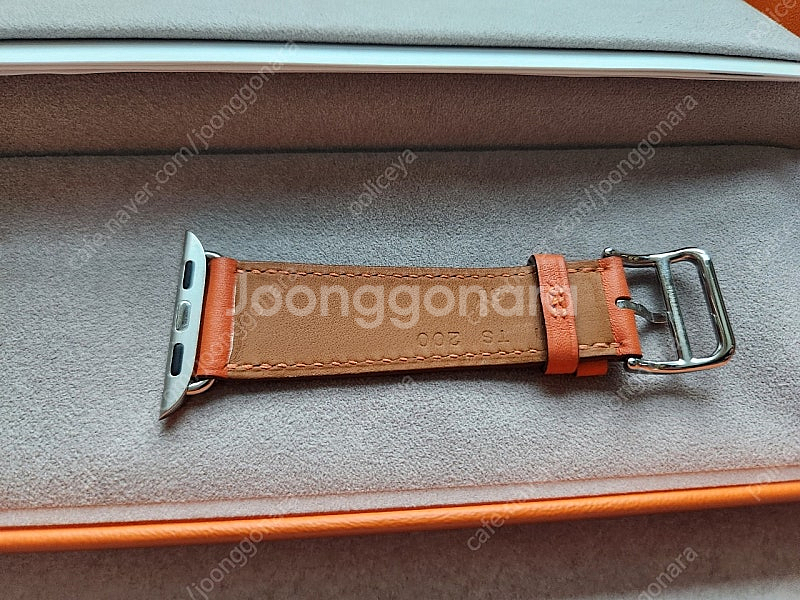 애플워치8 에르메스 오랑주 41mm 싱글투어 팝니다.--6