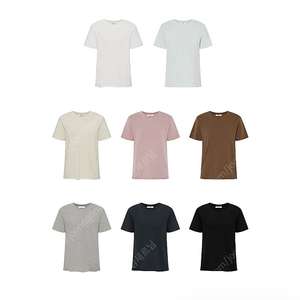 레디투웨어 R2W 알투더블유 Ready2wear Denika cutting cotton T Free 6종 새상품(택있음)