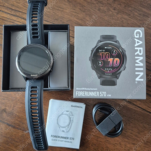 가민 포러너 570 블랙 47mm 신품급 판매