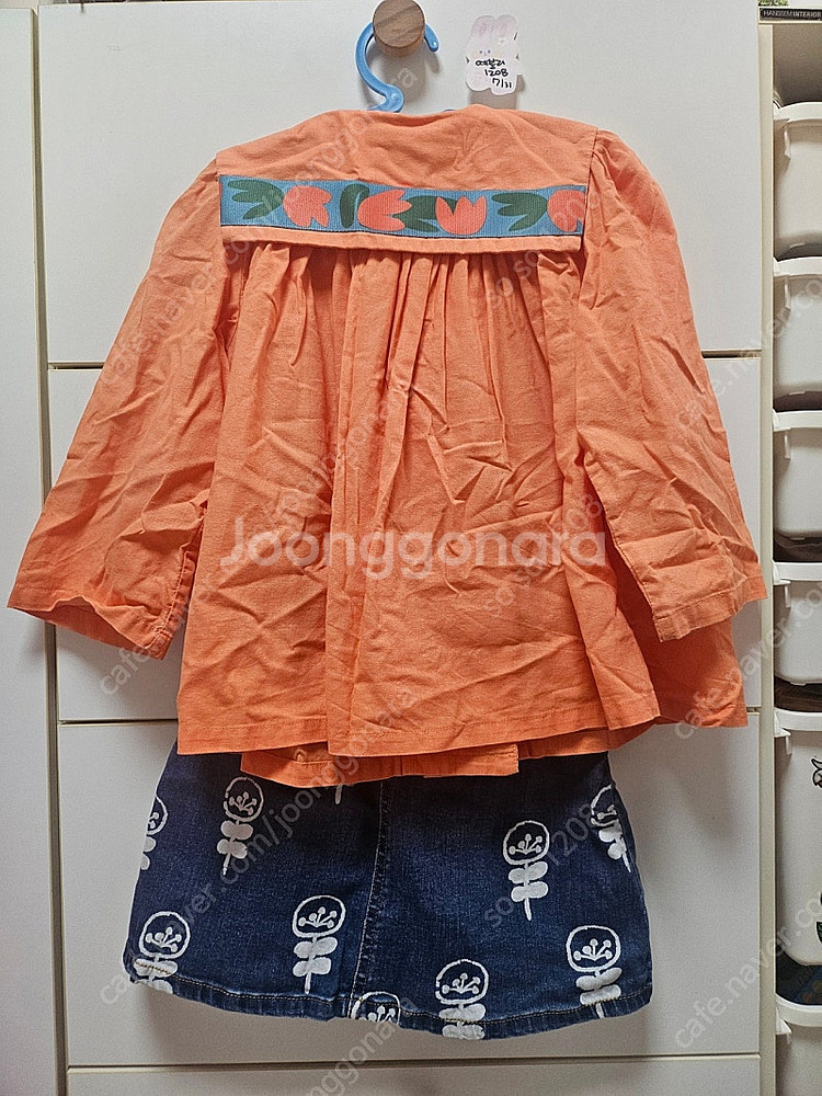 베베베베 구상 블라우스 ㆍ 데님스커트(XL) 판매합니다...--4