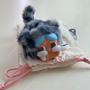 팝마트 크라이베이비 표범냥이 핑크 데님 새상품