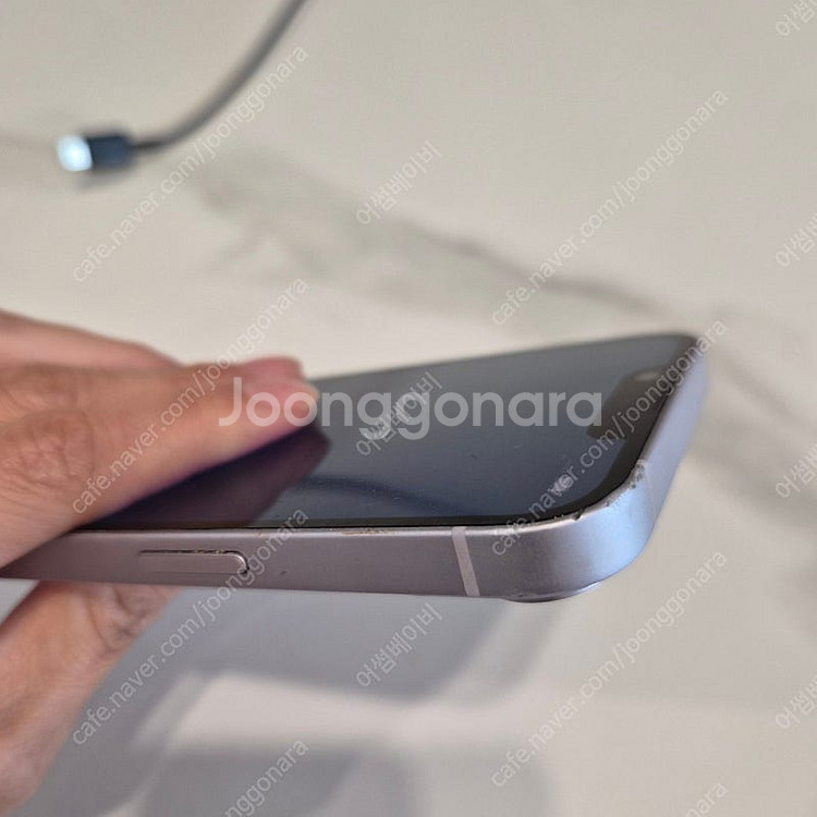 아이폰14 퍼플 128기가 배터리효율85--2