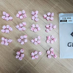 키보드 스위치 y1x 45g 75개, wob축 79개 일괄
