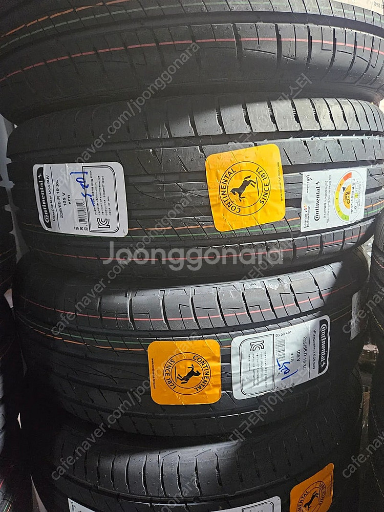 콘티넨탈타이어 UC6 SUV 235 55 19 한대분--1