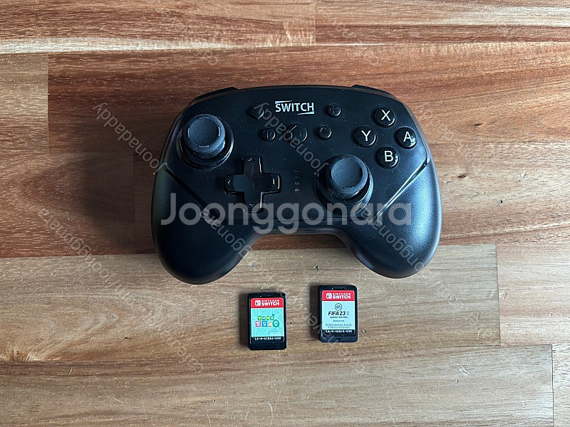 [5.5만 무배]닌텐도 스위치 소프트+호환조이콘 일괄 동물의숲,피파23--0