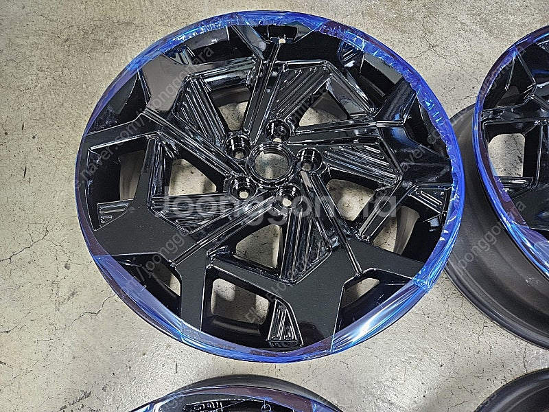 팰리세이드 캘리그라피 20인치 블랙재도장휠--4